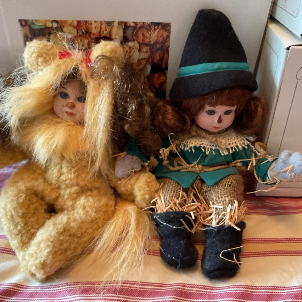 Marie Osmond Tiny Tots Wizard Of Oz Set Of 4 Dorothy Glinda Scarecrow Tin Man - Image 3 of 3