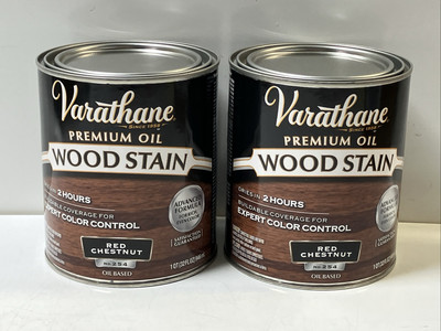 1 Quart Varathane 211725H Red Chestnut Premium Wood Stain