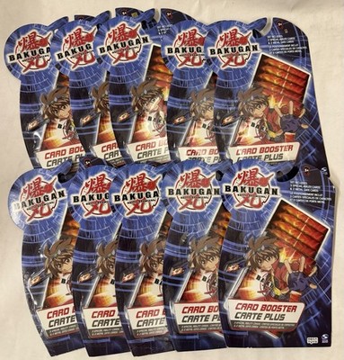 10x Bakugan Battle Brawlers Card Booster Pack 3 Ability/2 Metal Spin Master 2008