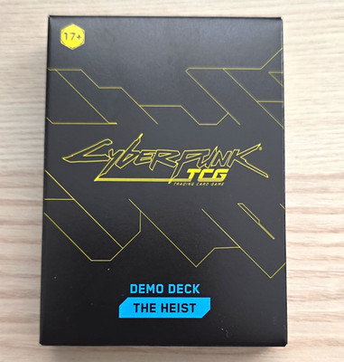 Cyberpunk TCG Demo Deck  The Heist  Trading Card Game Set 17+