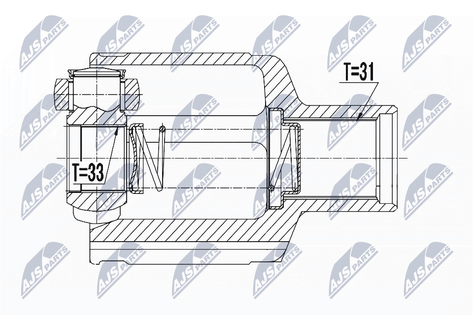 Fits NTY NPW-RE-060 Inner joint - Image 10