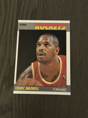 1987-88 Fleer #70 CEDRIC MAXWELL Houston Rockets Basketball Card