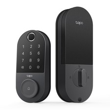 TP-Link - Tapo DL110 Smart Wi-Fi Deadbolt Lock - Lock/Unlock using Keypad, Ap...