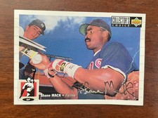 Upper Deck 1994 Shane Mack OF #182 Minnesota Twins Baseball Card