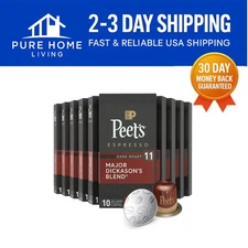 Eco-Friendly Dark Roast Espresso Capsules - Compatible with Nespresso Machines