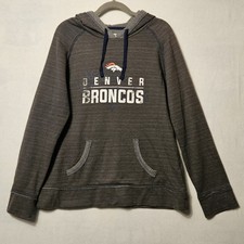Denver Broncos Hoodie Sweatshirt Sweater NFL Football Women's Size Large O3/2017