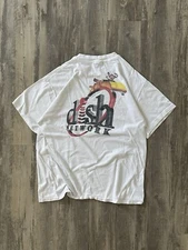 Vintage 90s Dish Network Promo Employee T Shirt Sz Large