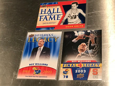 2013 UPPER DECK KANSAS JAYHAWKS ROY WILLIAMS/ DEAN SMITH INSERT CARDS-JAN336