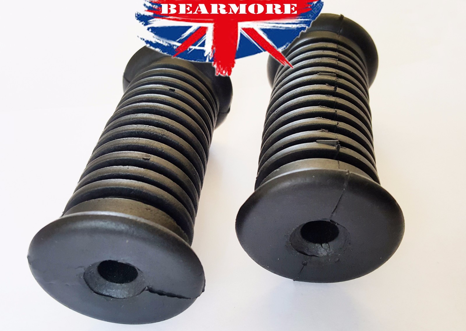 2X FOOTREST RUBBER Footpeg Footrest Foot Peg Pedals Set FRO ROYAL