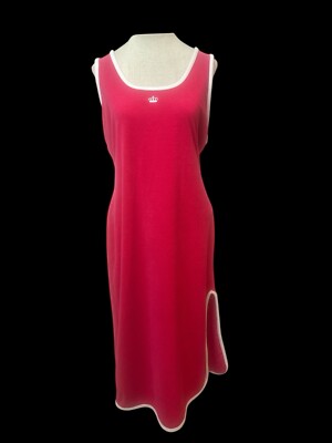 Juicy Couture Shirt Dress Coverup Womens XL Hot Pink Towel Terry Midi Sleeveless | eBay Juicy Couture Shirt Dress Coverup Womens XL Hot Pink Towel Terry Midi Sleeveless | eBay