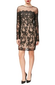 betsey johnson lace sheath dress