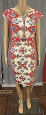 Paisley Sheath Dress By Nine West Sz. 12