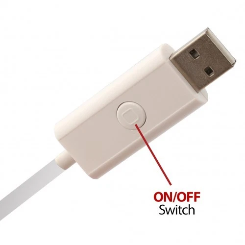 Умное зарядное устройство Syba SY-CAB20146 кабель синхронизации USB с синим светодиодом для iPhone - Изображение 2 из 3