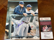 Joe Maddon Signed 8x10 Photo MLB Tampa Bay Rays JSA COA