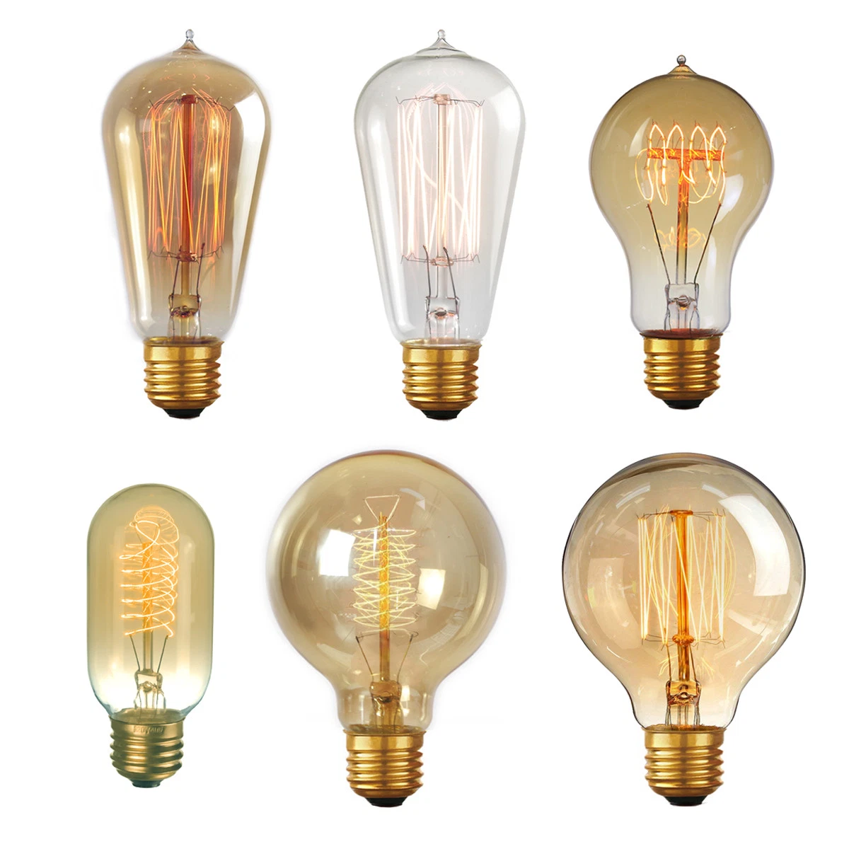 Ampoule fantaisiste Edison à filament dimmable E14 60 W