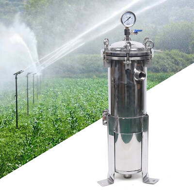 #ad #ad 304 Stainless Steel Filter Bag Housing 150PSI High Pressure Filtration System $212.97