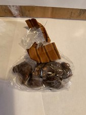 Primitive decor vintage  honey  me bag of 6 miniature turkey ornaments