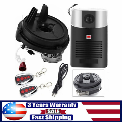 Automatic Roller Door Opener Motor Garage Roll Up Door Powerful 250N w/2 Remotes