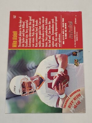 MIKE ALSTOTT 1996 FLEER FOOTBALL ROOKIE CARD #142 PURDUE