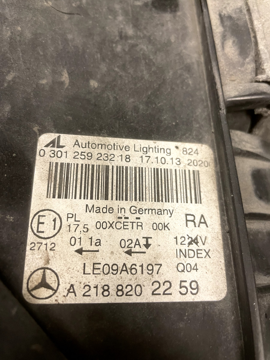 Mercedes-Benz CLS Headlight (C218) A2188202259 | eBay 