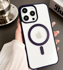 Clear Magnetic Magsafe Case For iPhone 16 Pro Max 17 Pro 15 Plus 14 13 12 SE XS