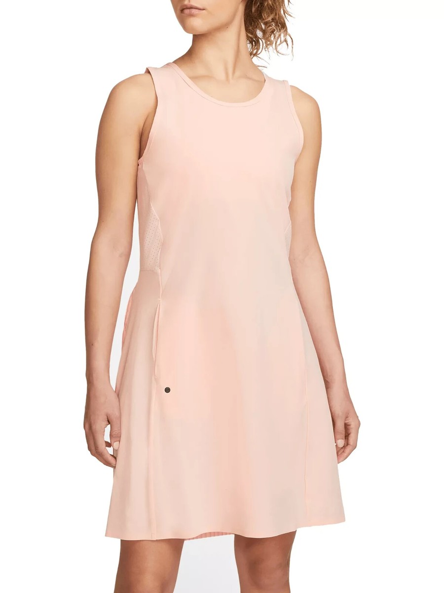Nike Women's Sleeveless Dri-FIT Ace Golf Dress, Small, Arctic Orange Nike Women's Sleeveless Dri-FIT Ace Golf Dress, Small, Arctic Orange