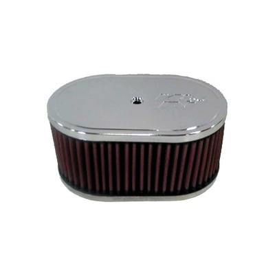 K&N 56-1350 High Performance Oval Custom Racing Assembly 83mm