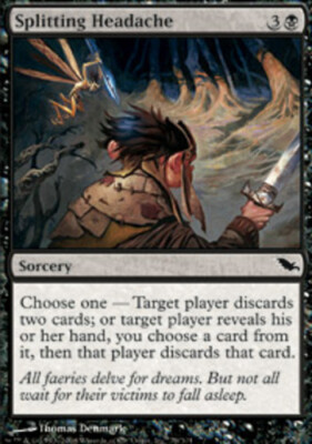Splitting Headache x1 - Shadowmoor - NM-Mint, English - Shadowmoor