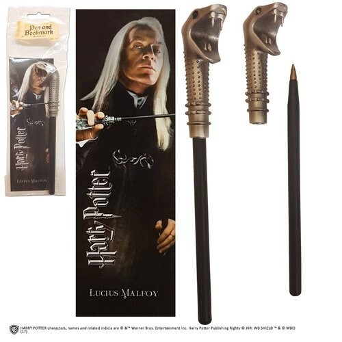 Harry Potter bolígrafo y marcador Lucius Malfoy nuevo y embalaje original