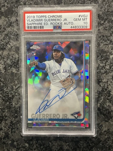 2019 Topps Chrome Sapphire Vladimir Guerrero Jr. AUTO PSA 10 Rookie