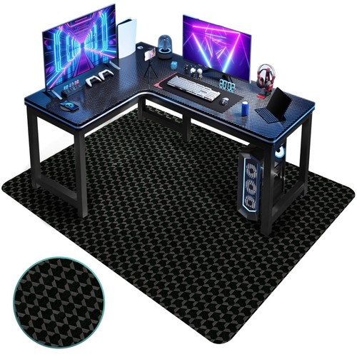 Vicwe Office Chair Mat for Hardwood Floor, 63" x 51" Large Office Chair