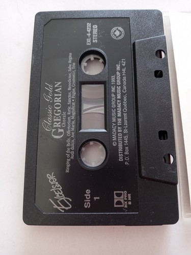 Gregorian Chorale Excelsior Classic Gold Cassette 1993 - Picture 7 of 8