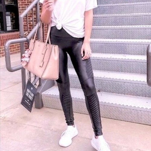 7 For All Mankind Faux Leather Moto 