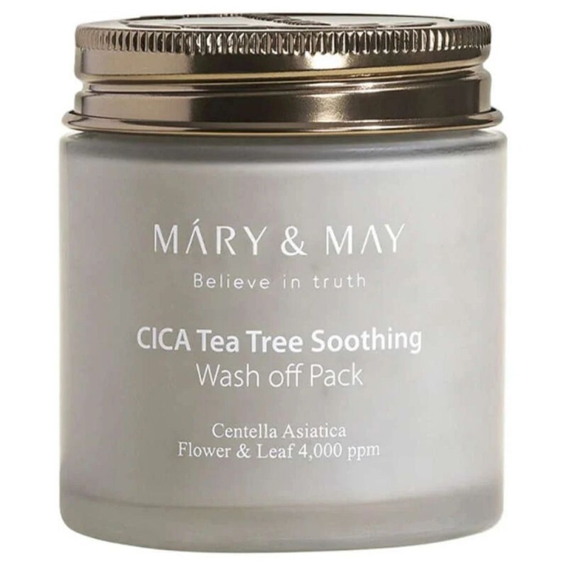 Mary&May Maschera purificante con argilla CICA Tea Tree, 125 g