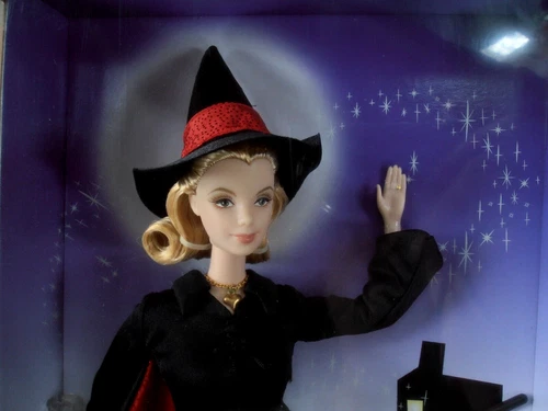 VINTAGE MATTEL 2001 BEWITCHED BARBIE DOLL - COLLECTOR EDITION - HOCUS POCUS!