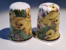 Porzellan Fingerhut K&uuml;ken Birchcroft Cina England