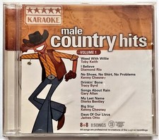 Karaoke CD Male Country Hits Volume 1 With or Without Lead Vocals