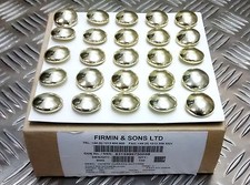 Genuine British Army Issue 13/18th Royal Hussars plain Hi Sheen Buttons 34L