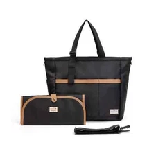 Large Diaper Bag Backpack for Baby Travel with Changing Pad & Stroller Straps