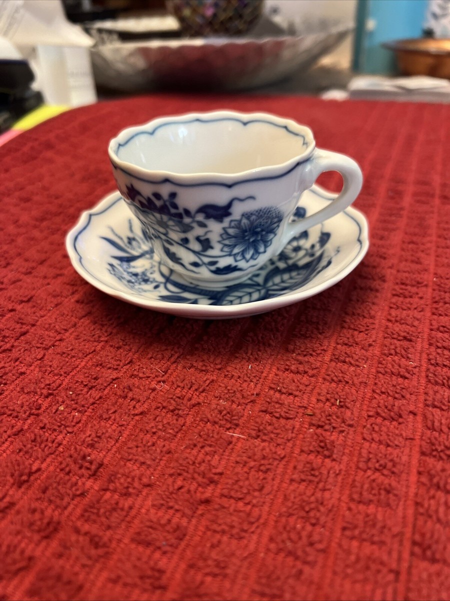 Hutschenreuther Meissen BLUE ONION Demitasse Cup & Saucer Set(s)