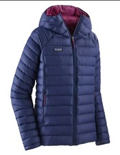 Patagonia Womens Down Sweater Hoody Insulated Jacket 2xl/xxl Blue Bnwt Rrp £280