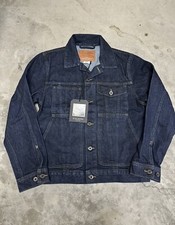 NWT Filson Unlined Denim Short Cruiser Rinsed Indigo Blue Mens Button USA 2XL