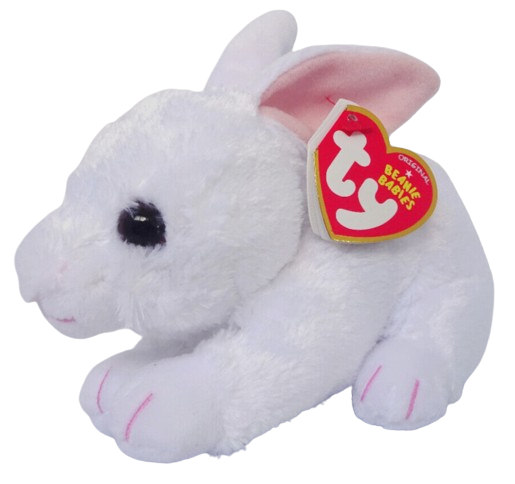 Ty Original Beanie Babies Kuscheltier PlüSchtier PlüSchfigur Hase Kaninchen Weiß-image