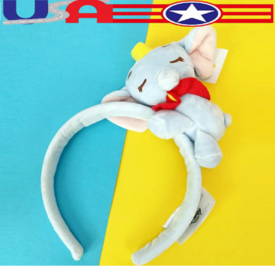 Disneyland Cartoon DisneyParks Sleeping Elephant Plush Ears Headband US 
