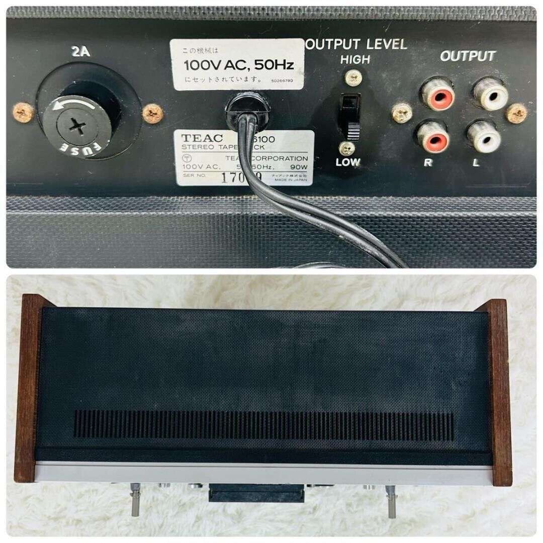 TEAC A-6100 Open Reel Deck Power Tested Working maintained TEAC A-6100 Open Reel Deck Power Tested Working maintained