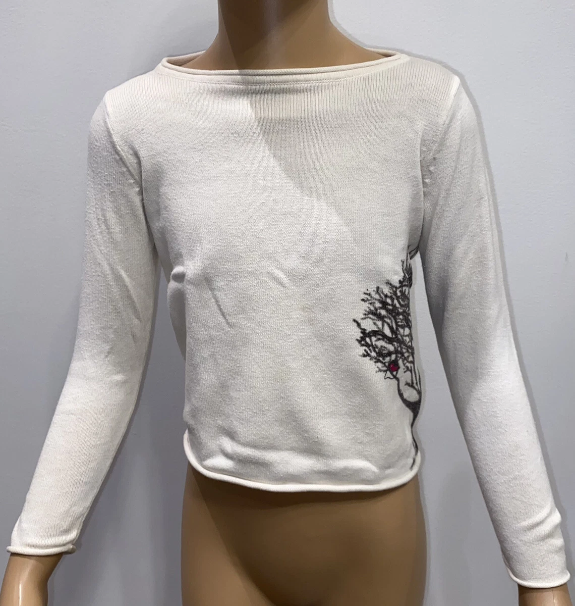 Unbranded Unsized Girl s Light Beige Sweater appears to fit girls
