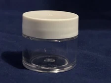 100x -1/4 Oz HYPER CLEAR  33mm JAR BPA FREE