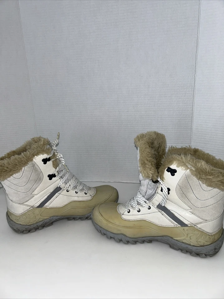 Bota impermeable polar tejida MERRELL Bravada para mujer talla 8 color blanco roto/gris Foto 4 de 4