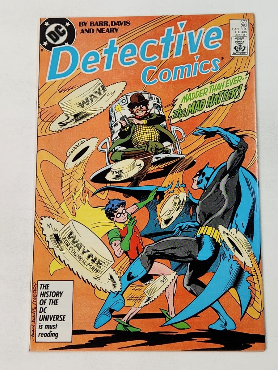 T*k様 DCコミックス アメコミ　ヴィンテージ　まとめ　アメコミ① Detective Comics 573 Batman Robin Mad Hatter Alan Davis Art Copper