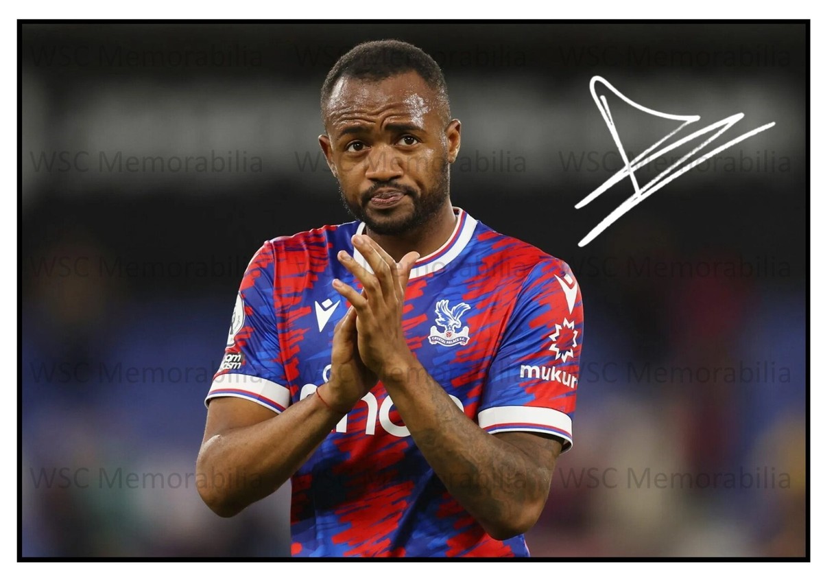 Jordan Ayew Signed Pictures A4 Prints Leicester Palace